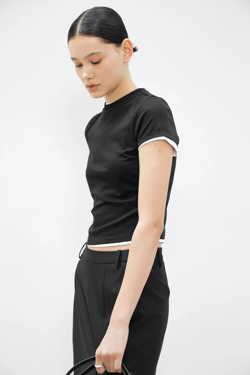 匹馬棉極簡小立領Tee 2.0