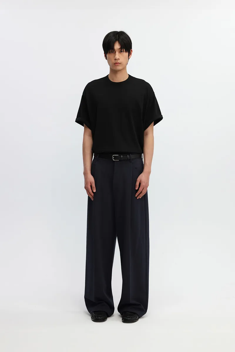 Studio Doe - Gender Free Wool-like Tuck Trousers