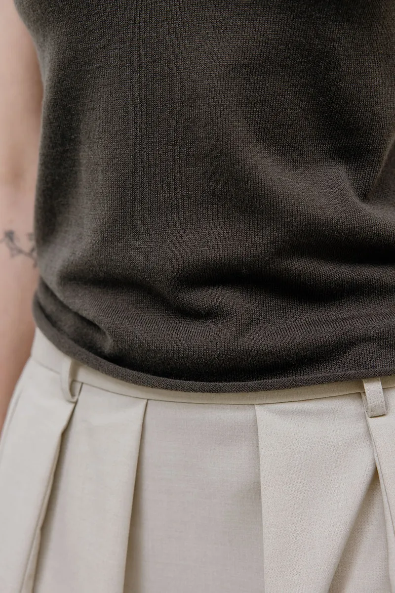 Studio Doe - French Sleeve Knit T-shirt