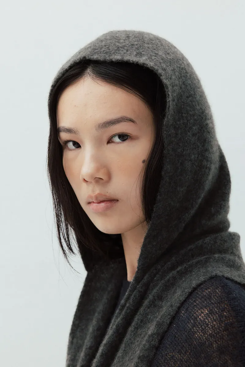 Studio Doe - Cashmere Soft Knit Hooded Scarf