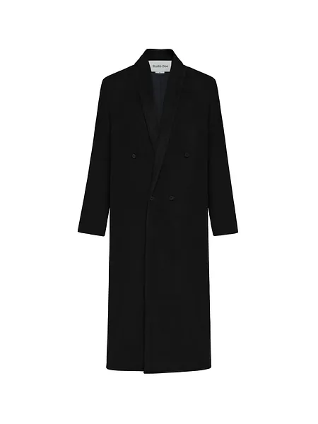 Studio Doe - Stretch Soft Wool Double-Breasted Coat