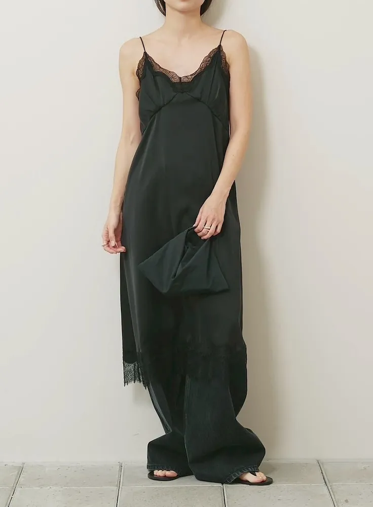 Satin Lace Dress