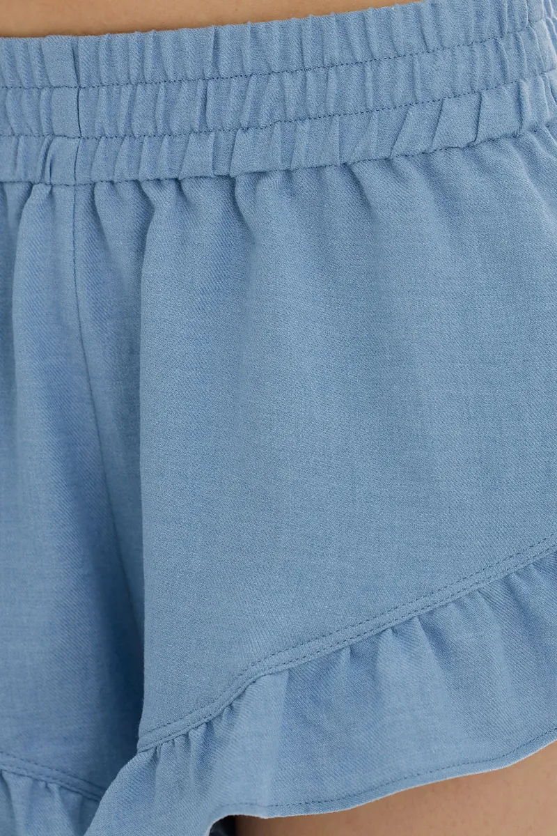 Doe：Molly Ruffle A-line Shorts