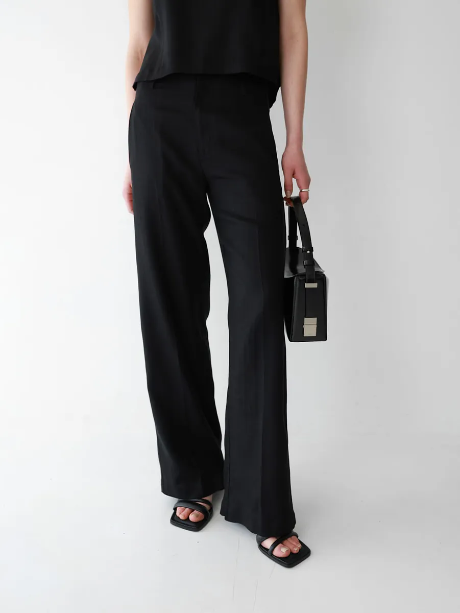 Studio Doe - Tencel Linen Low-Rise Wide Pants