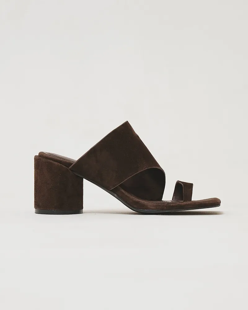 TODAYFUL - Square Suede Sandals