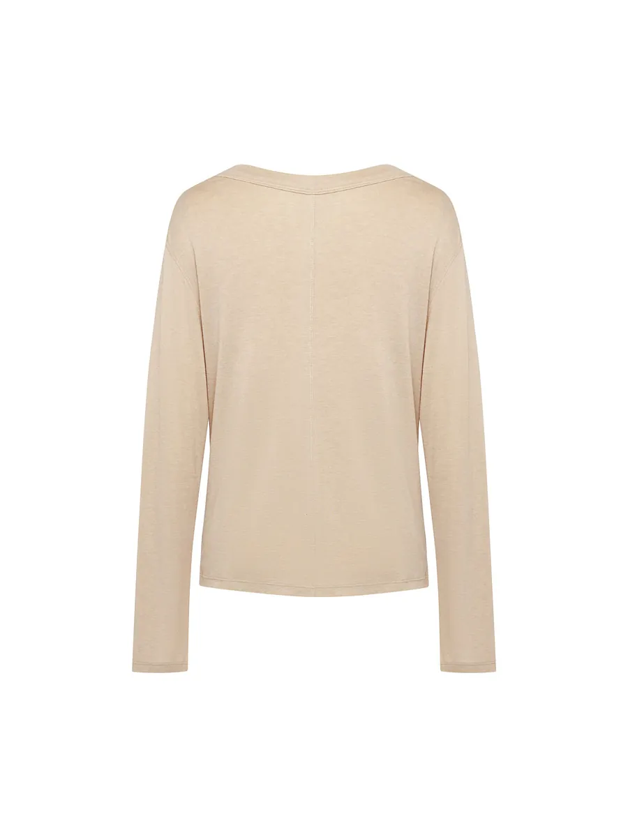 Studio Doe - Premium Tencel Wide Neck Knit Top
