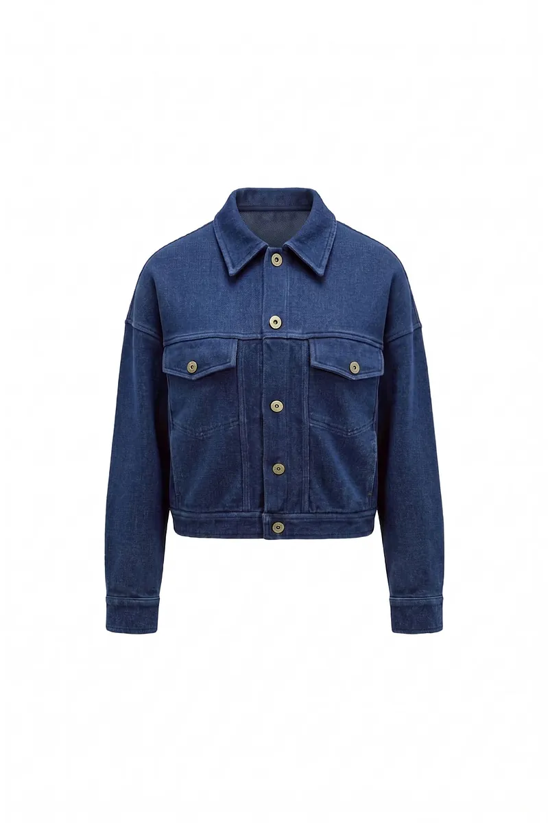 Studio Doe - Knit Denim Cropped Jacket