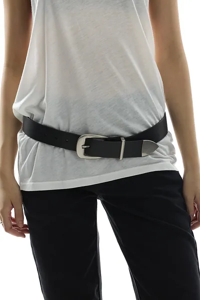 Studio Doe - Doe：Molly Metal Buckle Wide Leather Belt