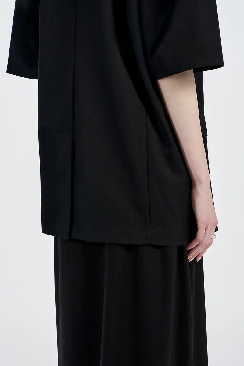 Studio Doe - Double-breasted Short-sleeved Jacket