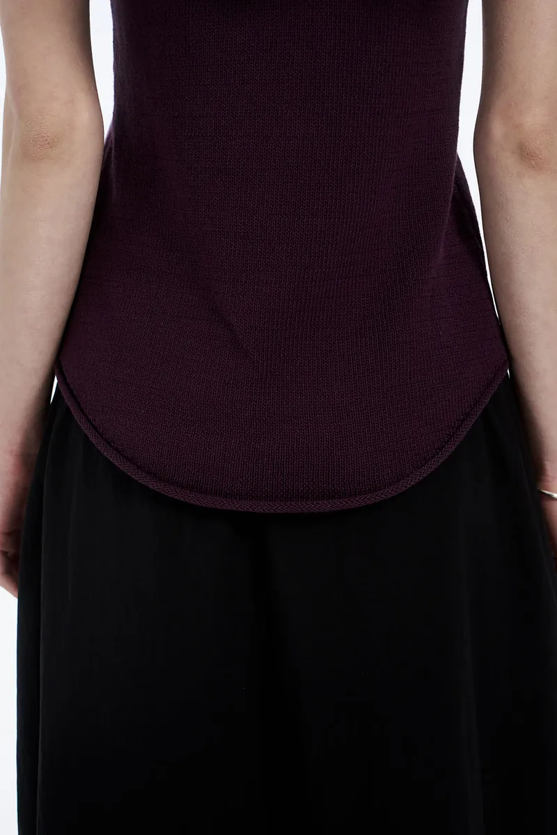 Studio Doe - Rolled Edge Knitted Tank Top