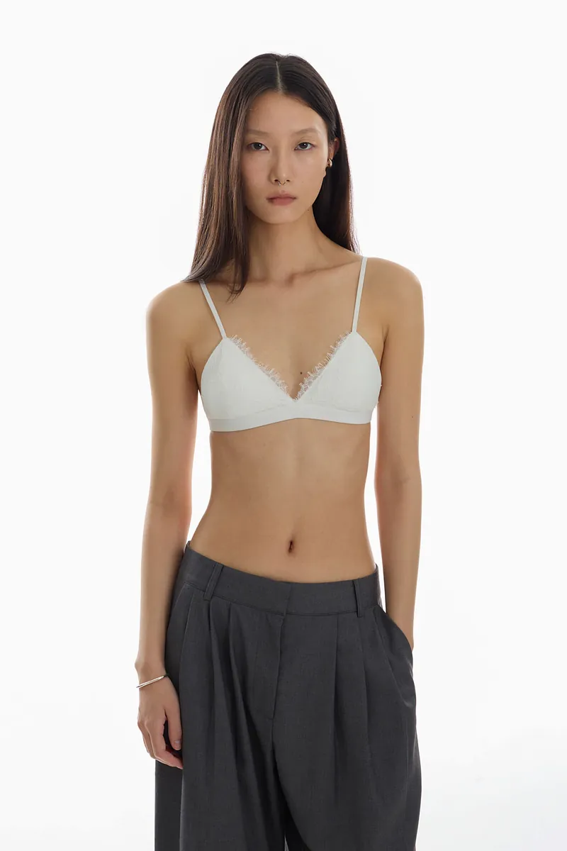 Doe：Molly Lace Piping Bra