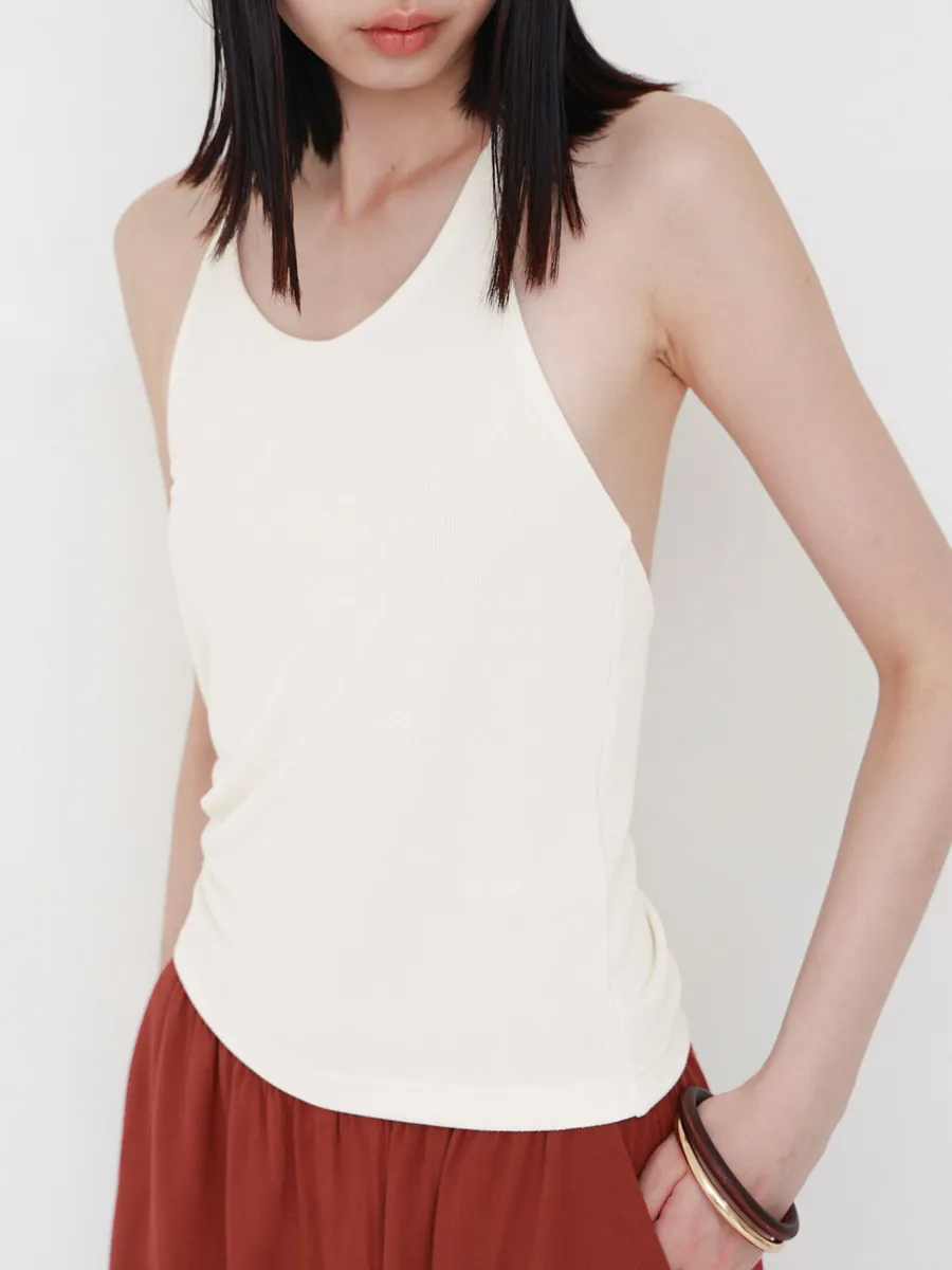 Studio Doe - Piped Layering Halter Tank Top