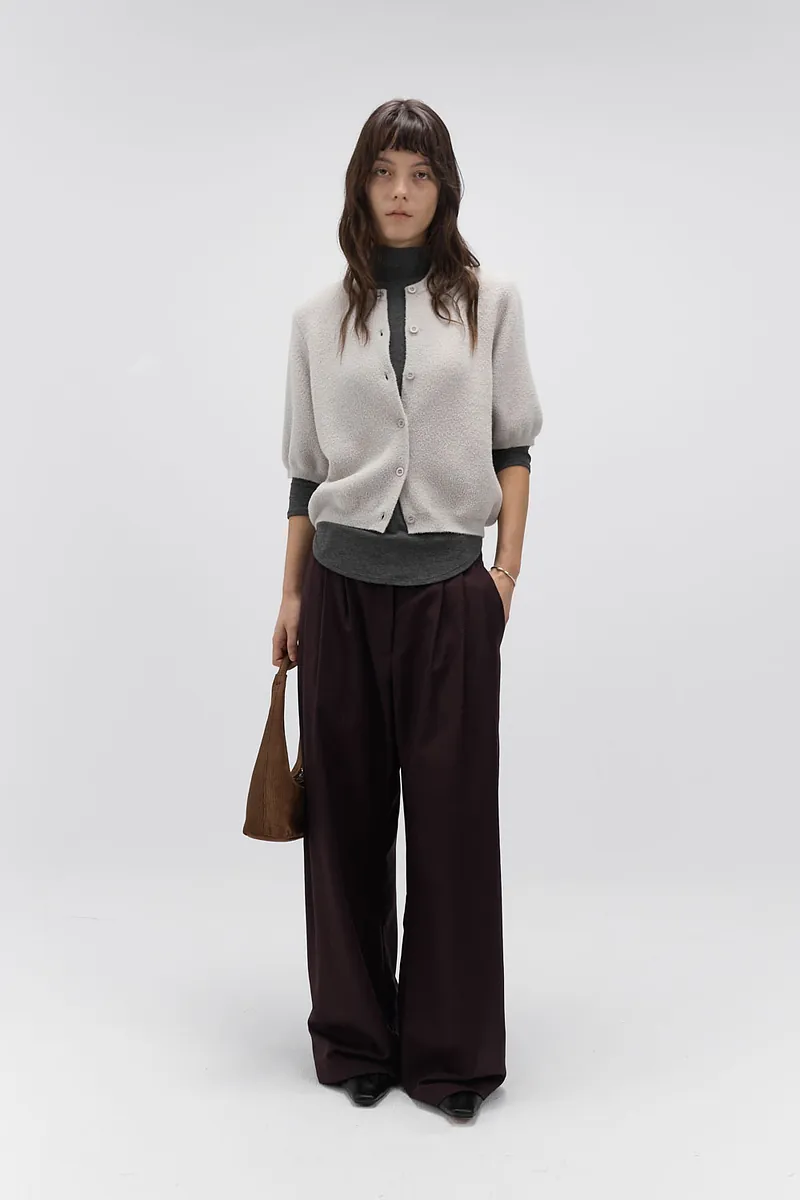 Studio Doe - Mousse Knit High-neck Cutsew