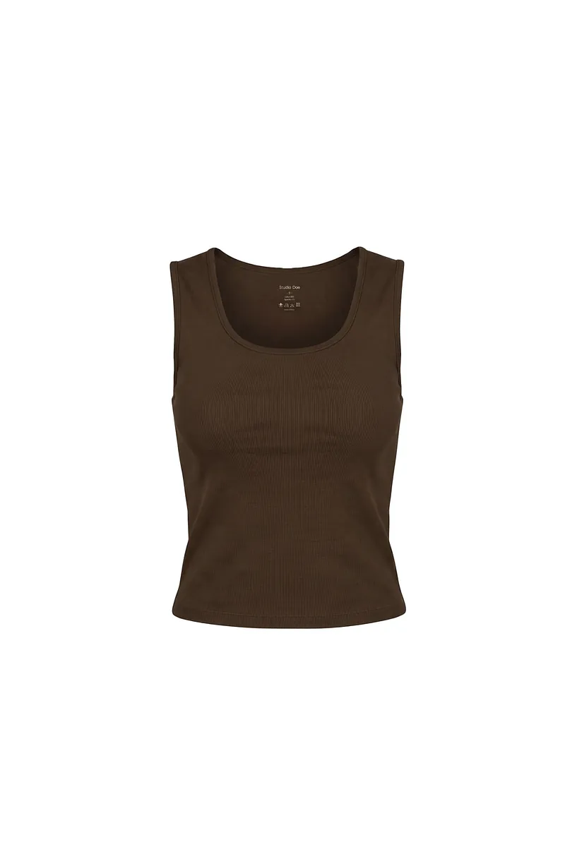 Studio Doe - Perfect Fit Rib Square Neck Tank Top
