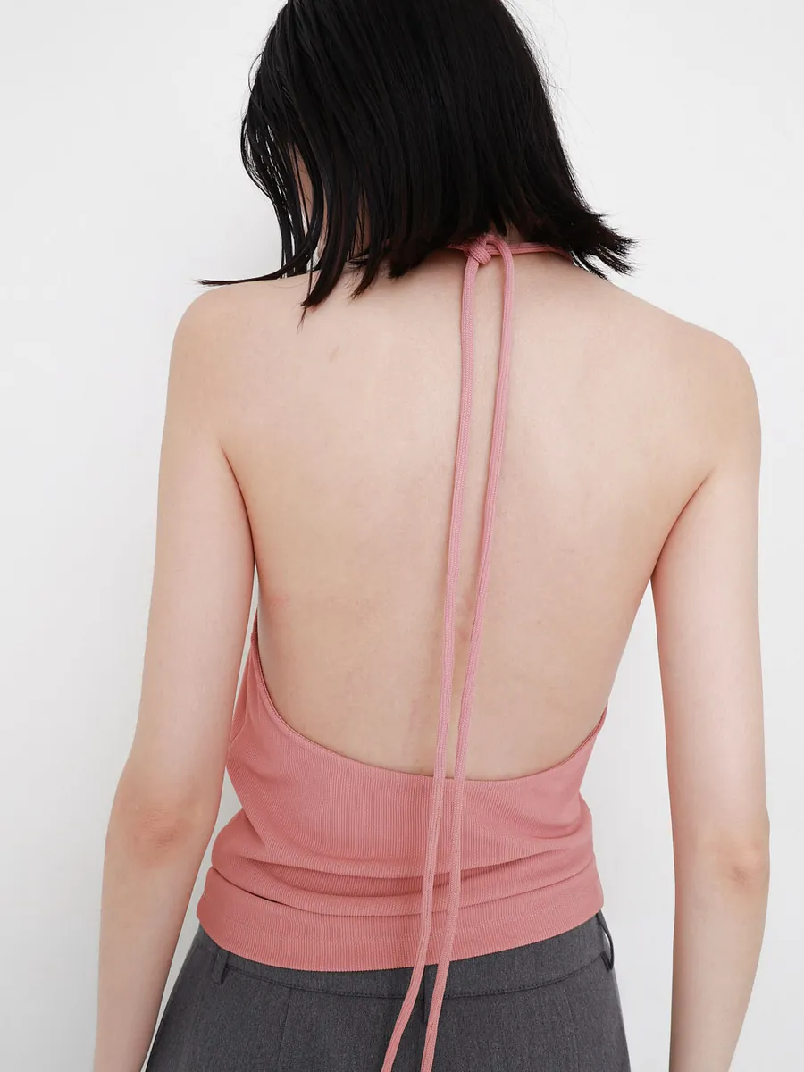 Studio Doe - Piped Layering Halter Tank Top
