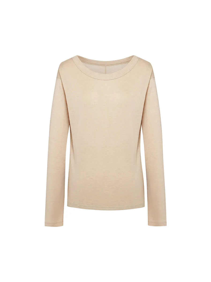 Studio Doe - Premium Tencel Wide Neck Knit Top