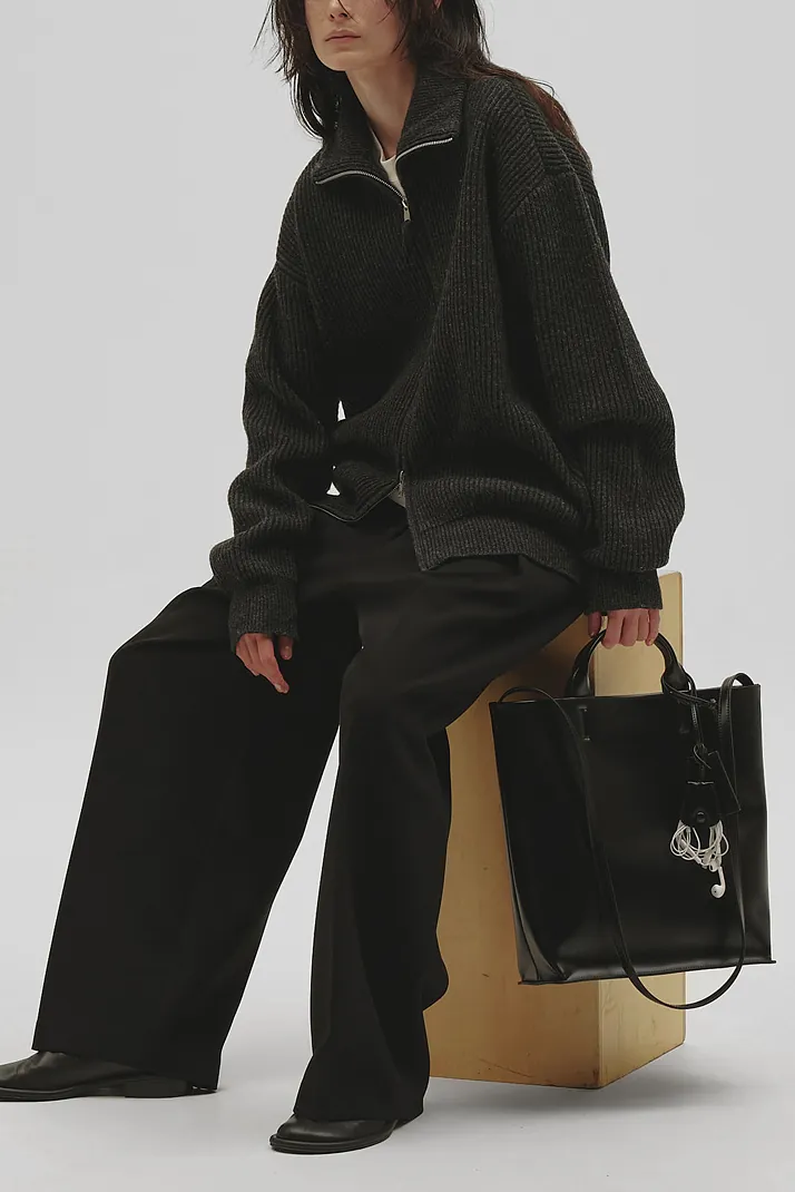 [PRE-ORDER] TODAYFUL - Zipup Knit Cardigan