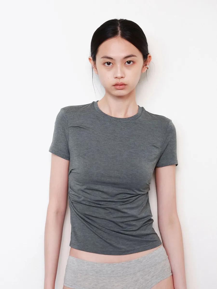 Studio Doe - Side Gathered Stretch Tee