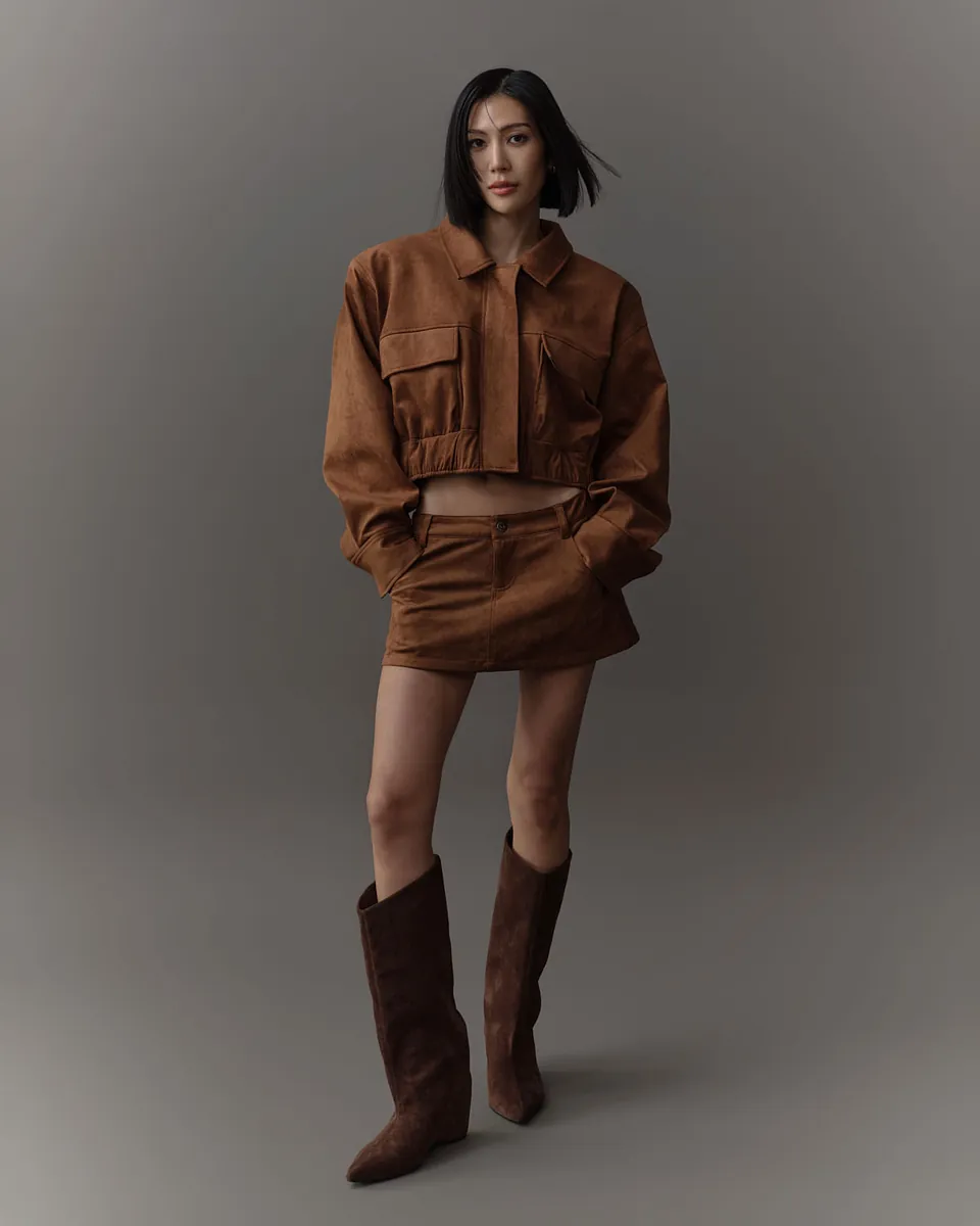 Studio Doe - Doe：Molly Faux Suede Skort