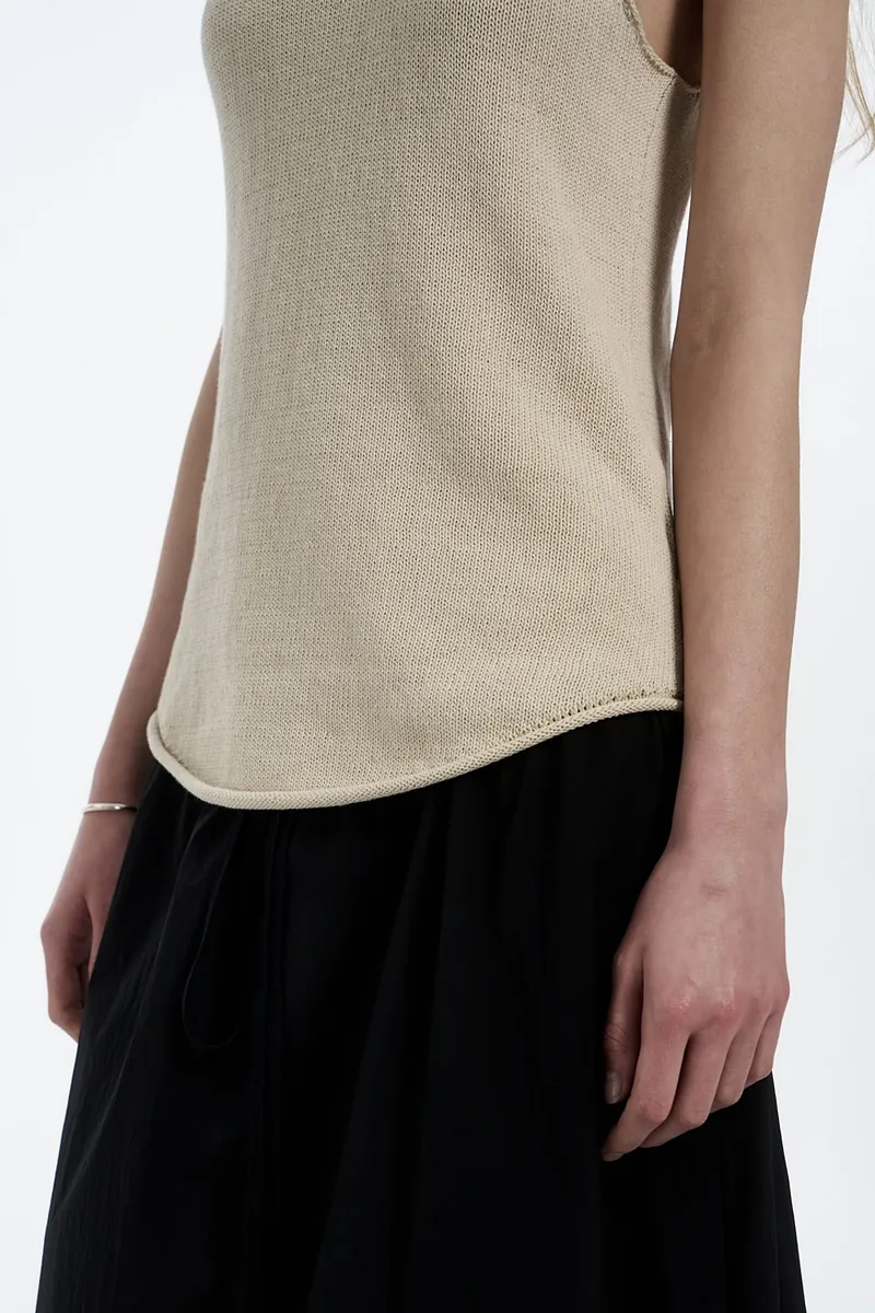Studio Doe - Rolled Edge Knitted Tank Top