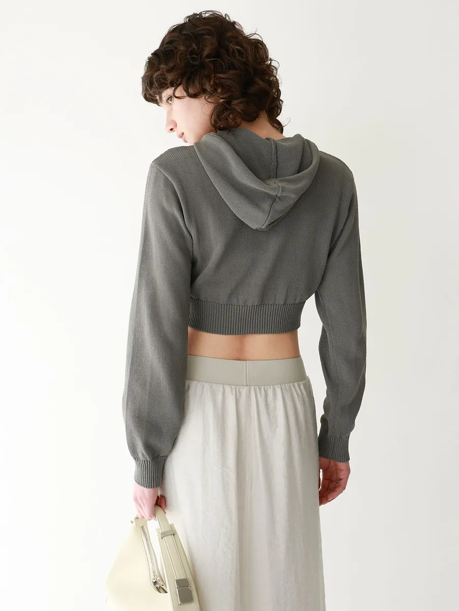 Studio Doe - Cool Gauze Hooded Short Cardigan