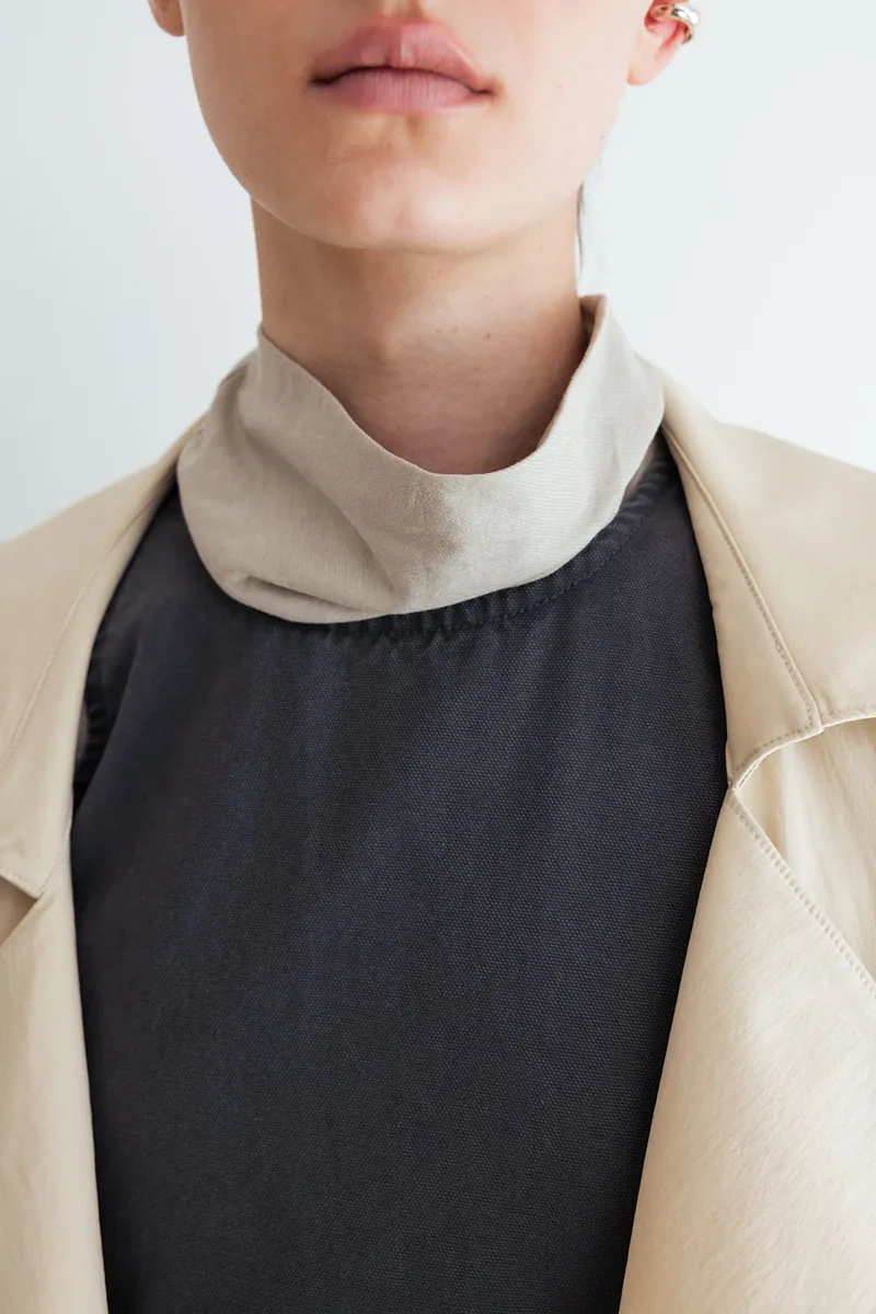 Studio Doe - Gathered Neck Textured Top