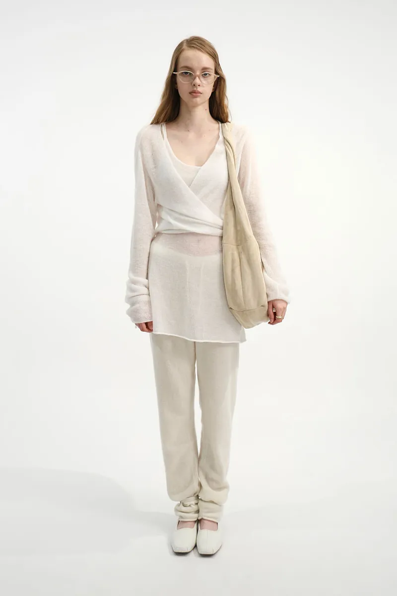 Studio Doe - Fine Wool Blend Knit Two-Piece Set