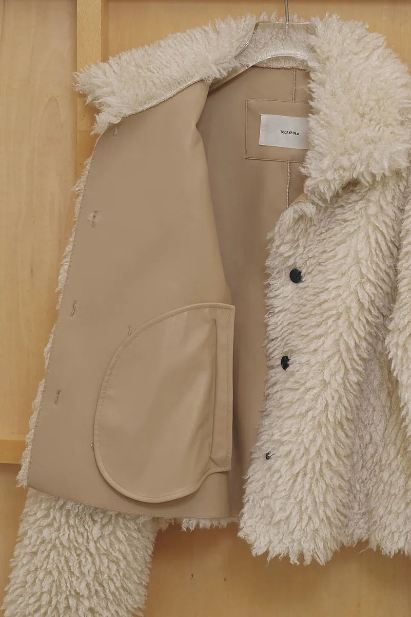 [PRE-ORDER] TODAYFUL - Fur Short Coat