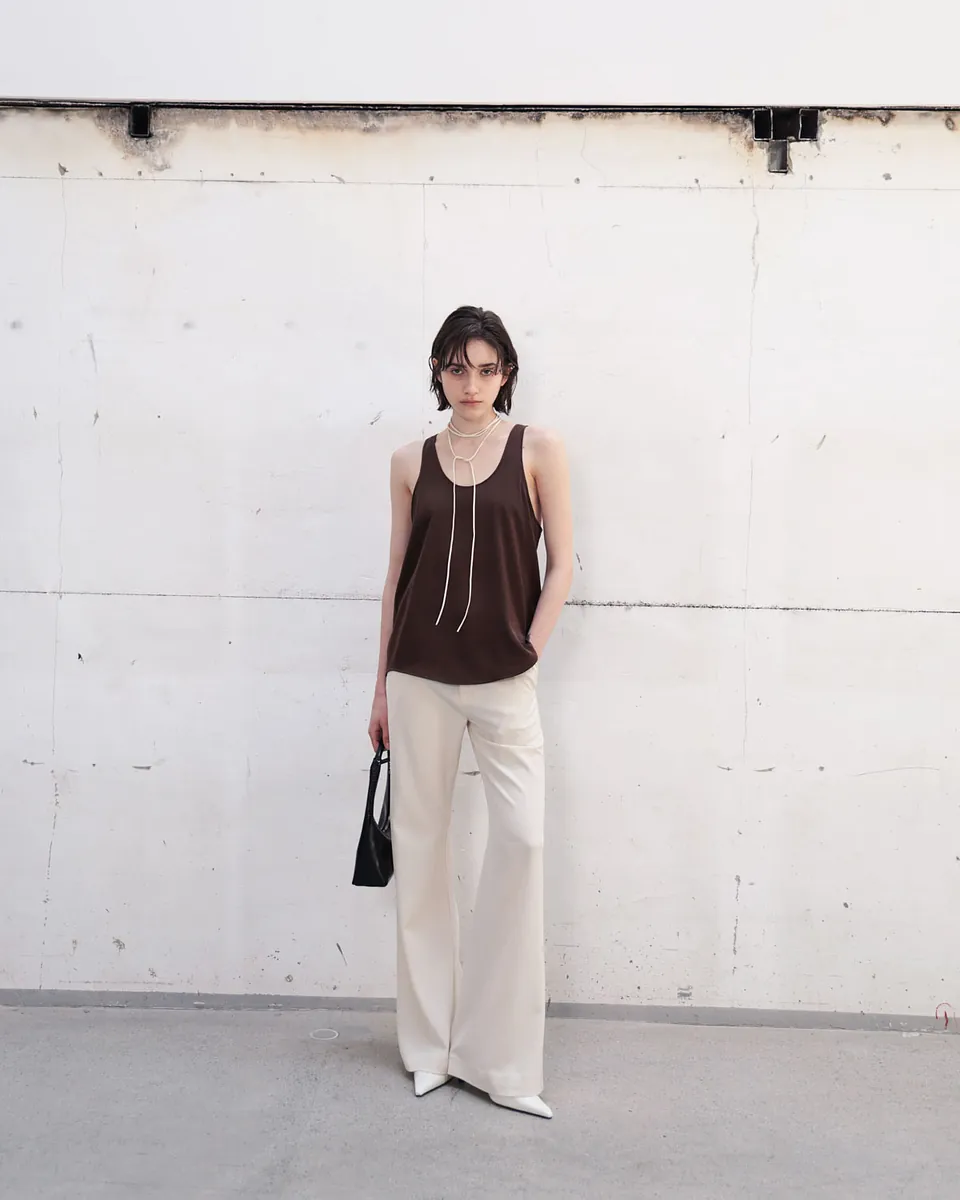 Studio Doe - Matte Satin U-Neck Tank Top