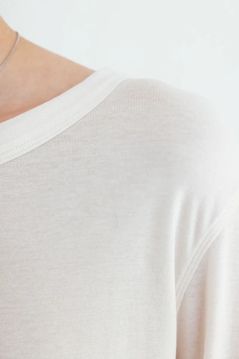 Studio Doe - Premium Tencel Wide Neck Knit Top