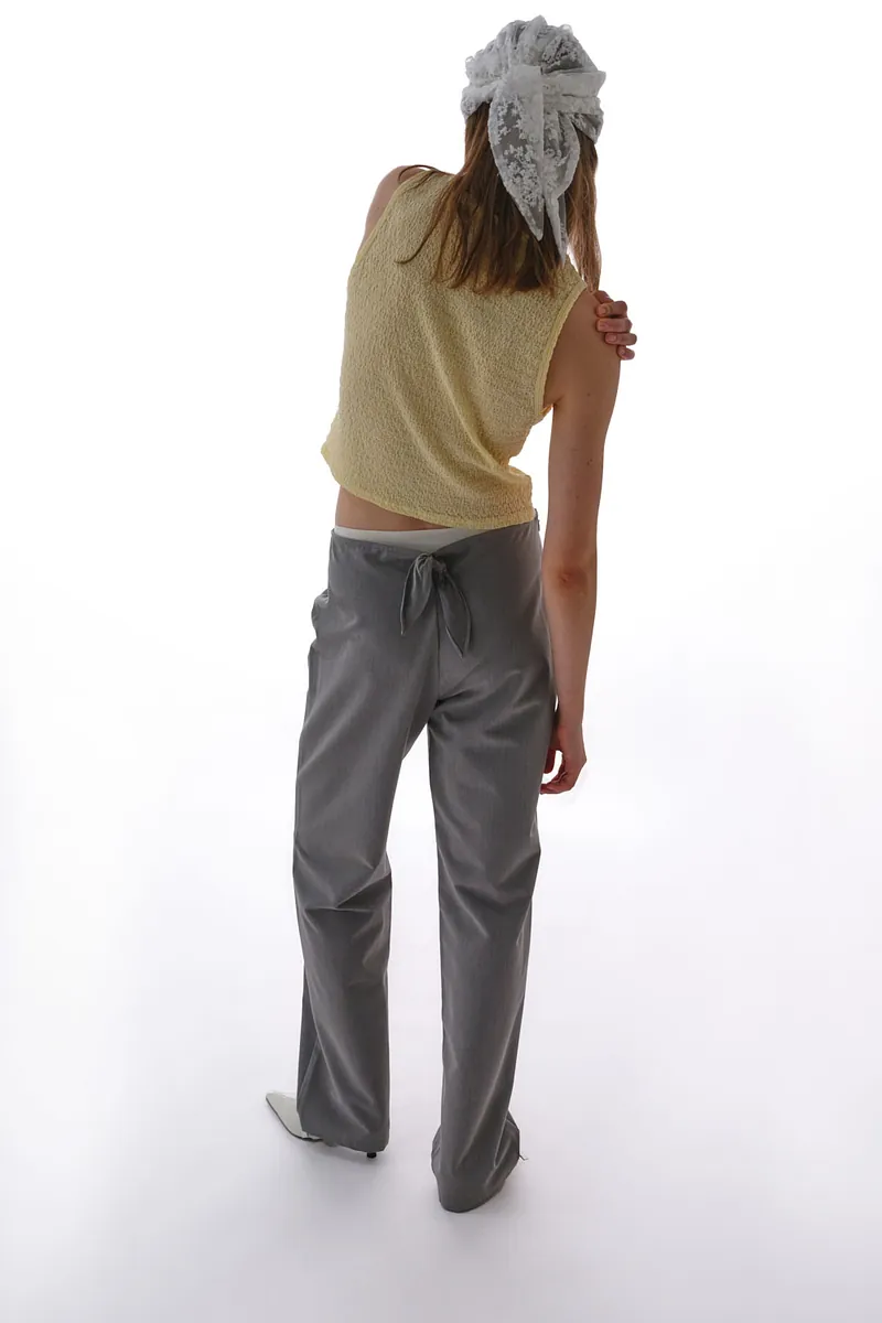 Studio Doe - Jacquard Textured Shirred Tank Top