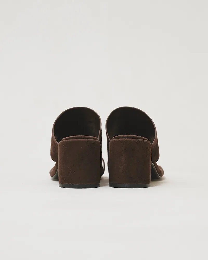 TODAYFUL - Square Suede Sandals