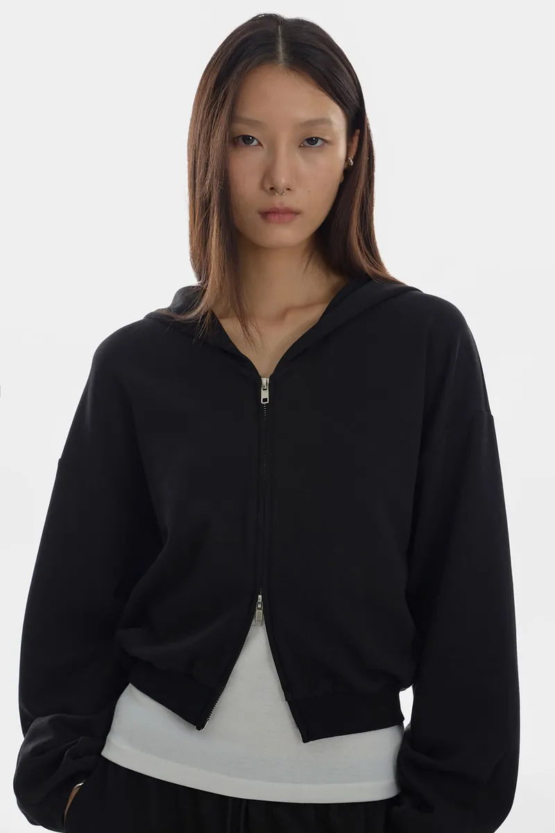 Doe：Molly Double Zipper Hoodie