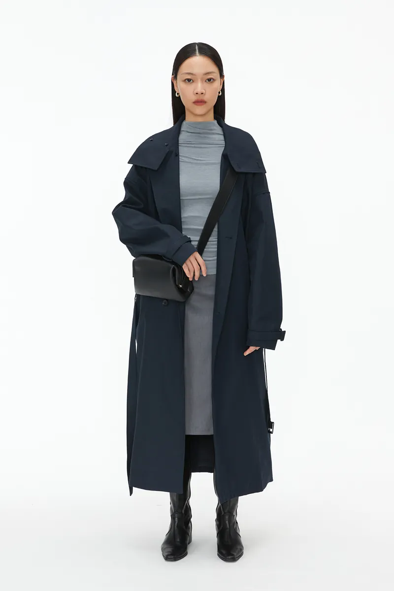 Studio Doe - Structured Pleated Knee-Length Skirt