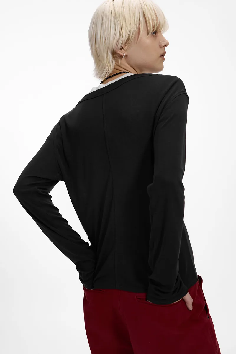 Studio Doe - Premium Tencel Wide Neck Knit Top