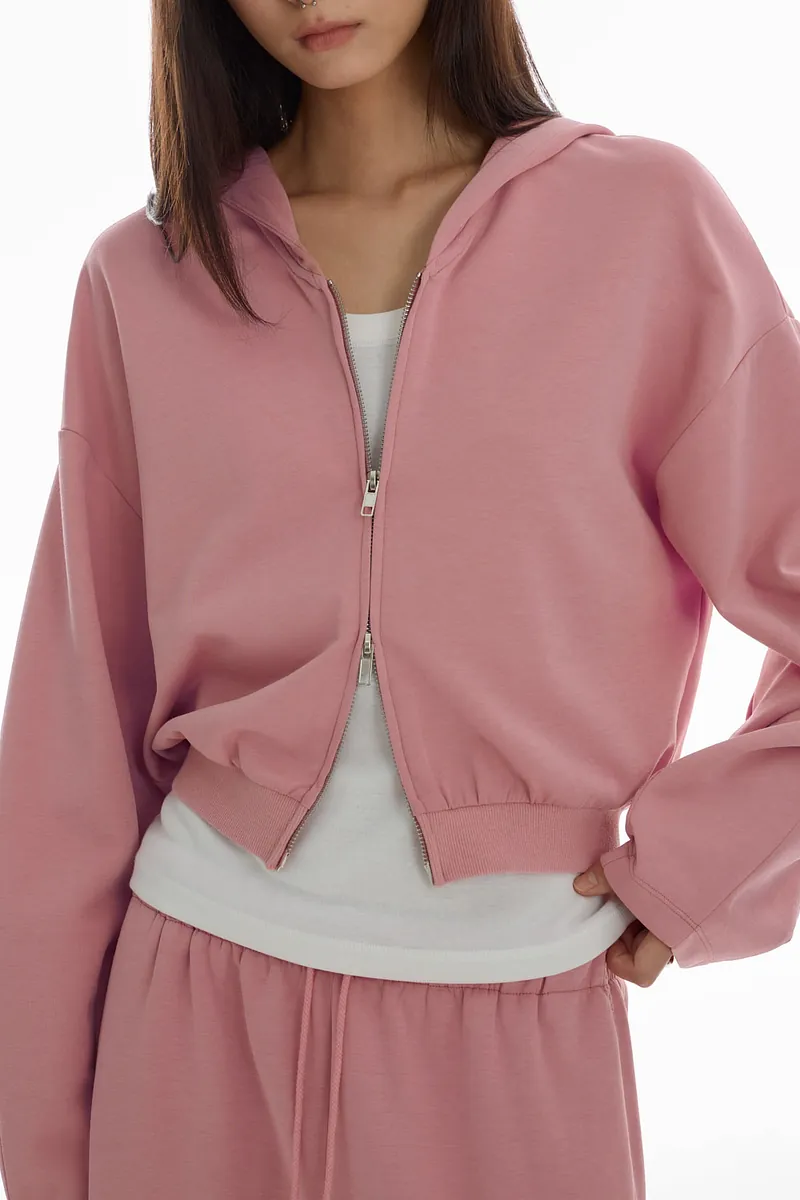 Doe：Molly Double Zipper Hoodie