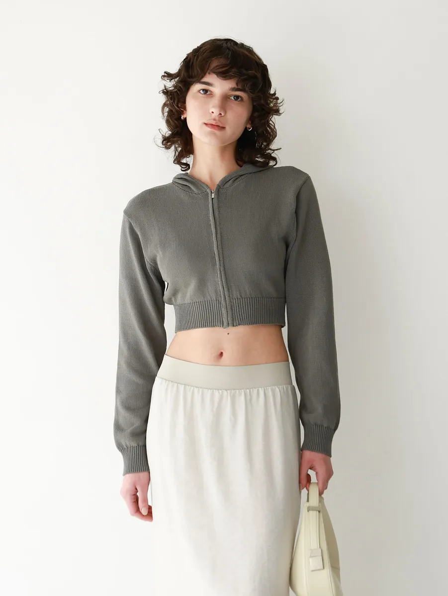 Studio Doe - Cool Gauze Hooded Short Cardigan