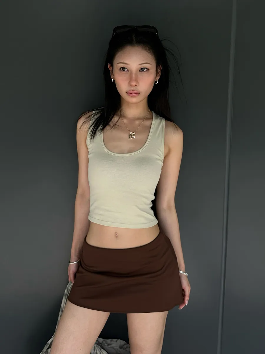 Studio Doe - Perfect Fit Rib Square Neck Tank Top