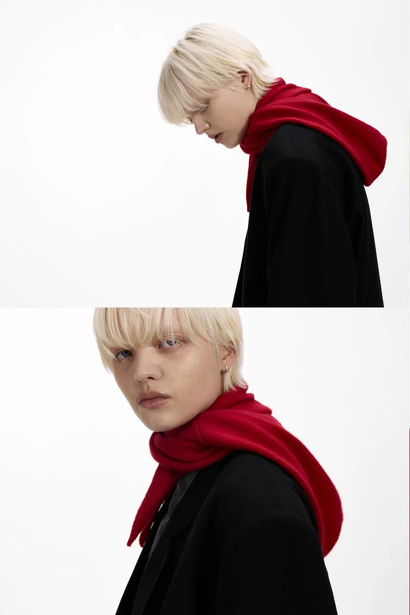 Studio Doe - Sea Island Cotton Soft Knit Hooded Scarf