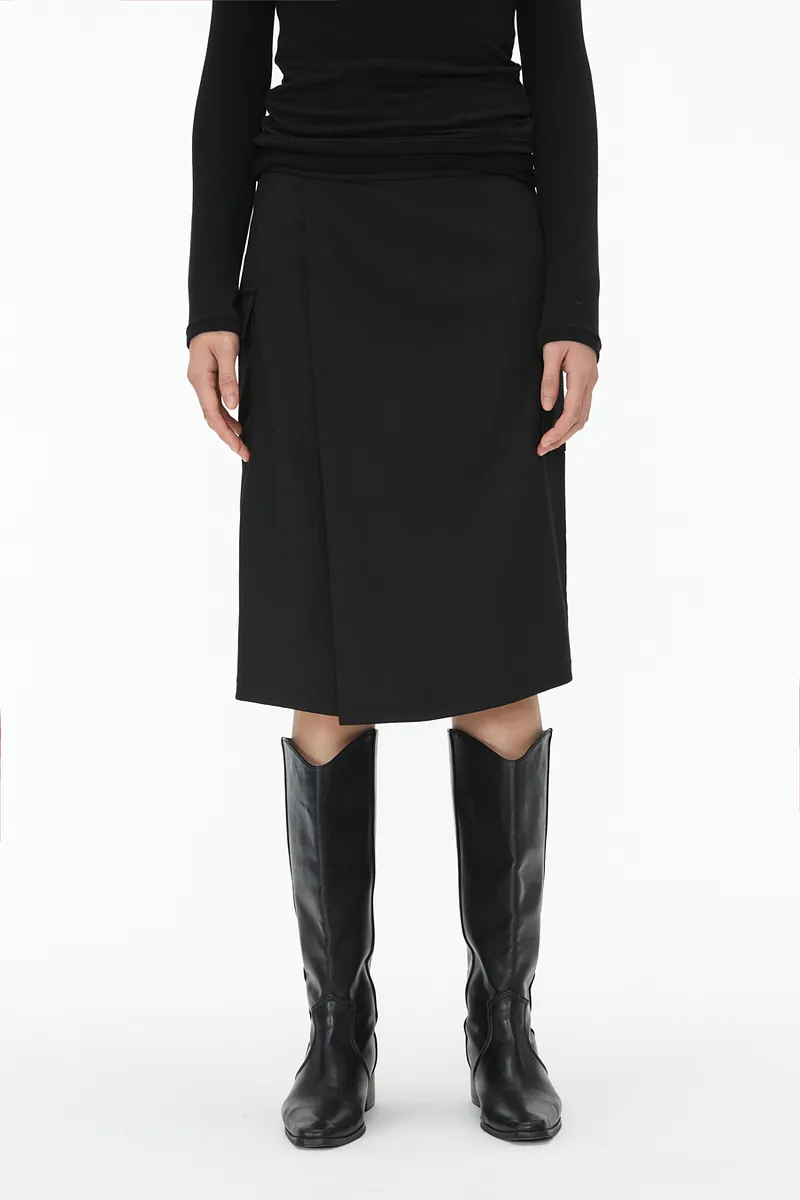Studio Doe - Structured Pleated Knee-Length Skirt