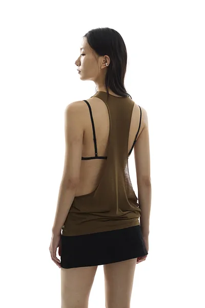 Studio Doe - Doe：Molly Raw Edge Cut-Off Tank Top