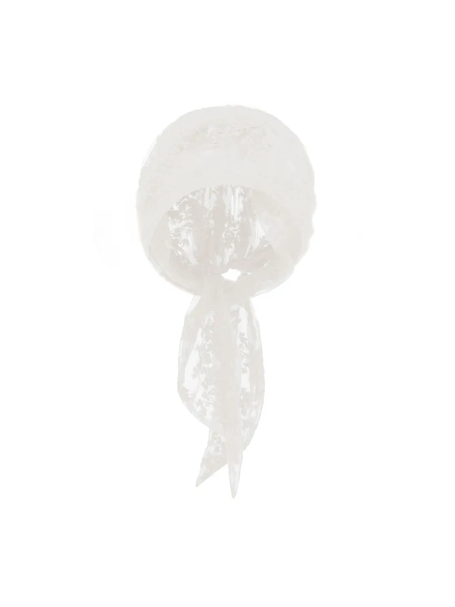 Studio Doe - Lace Embroidered Turban Hat
