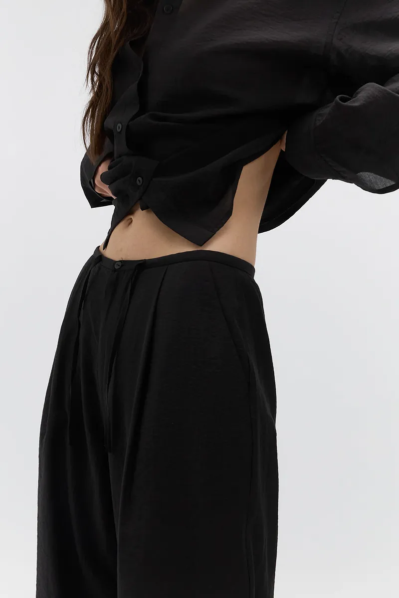 Studio Doe - Textured Drawstring Trousers