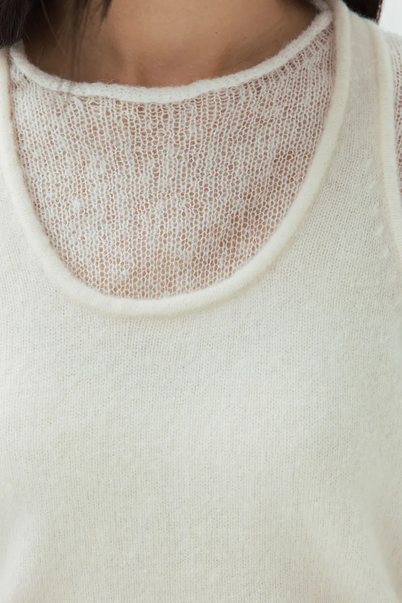 Studio Doe - Cashmere Light Knit Tank Top