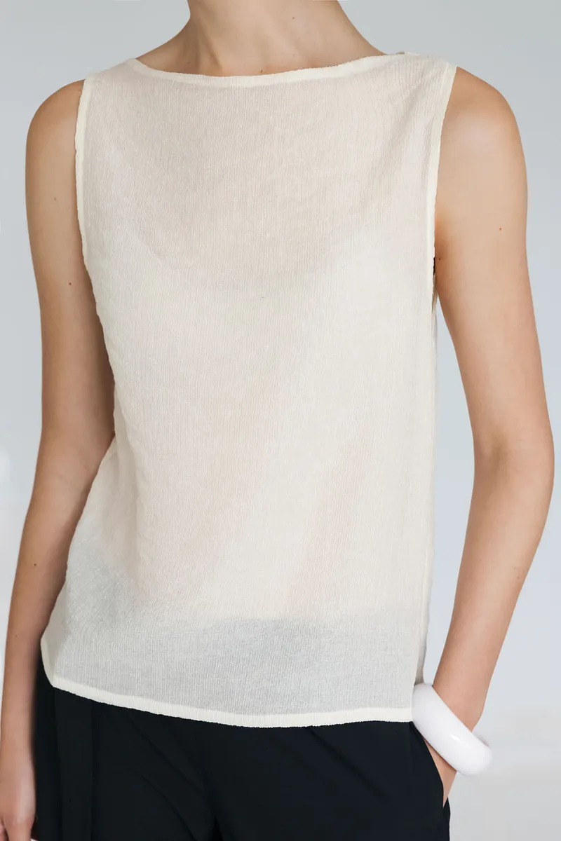 Studio Doe - Textured Sheer Top