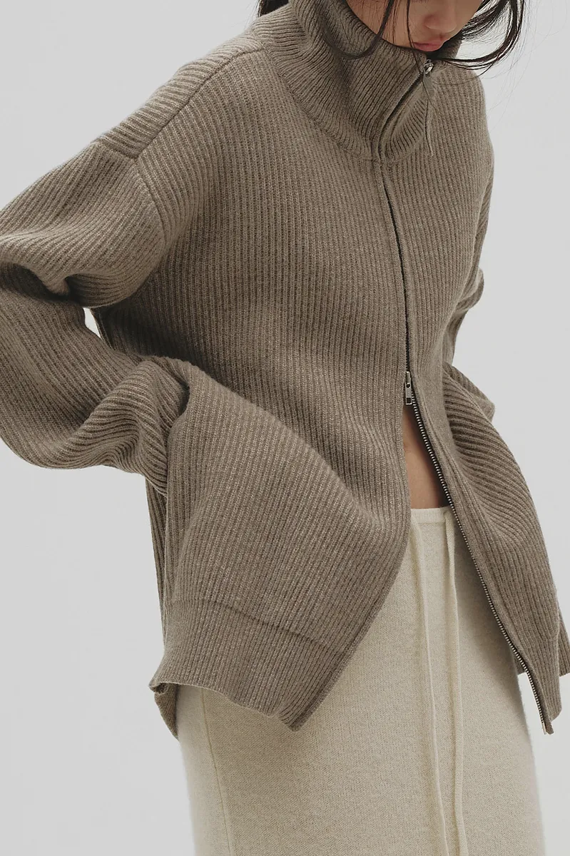 [PRE-ORDER] TODAYFUL - Zipup Knit Cardigan