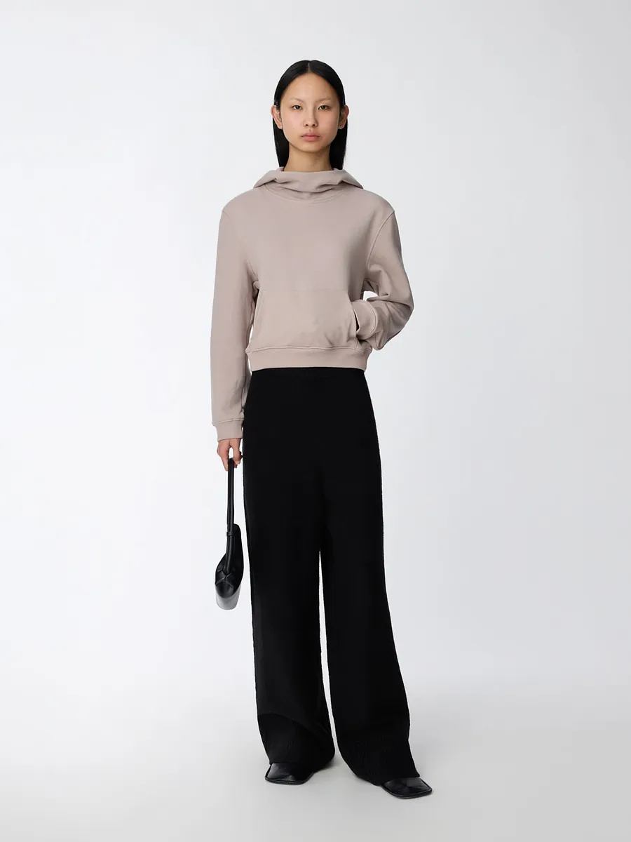 Studio Doe - H-Line Low-Crotch Knit Wide Pants