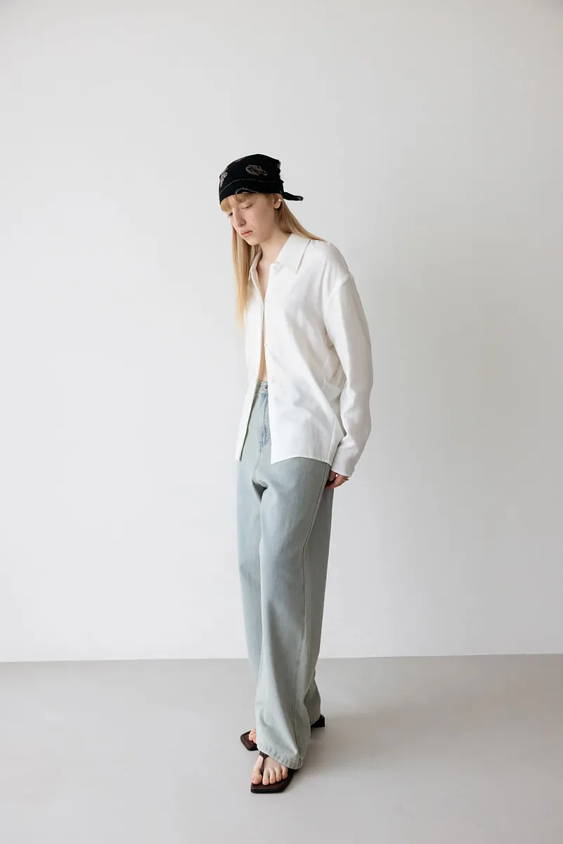 Studio Doe - Washed Low-Crotch Baggy Jeans