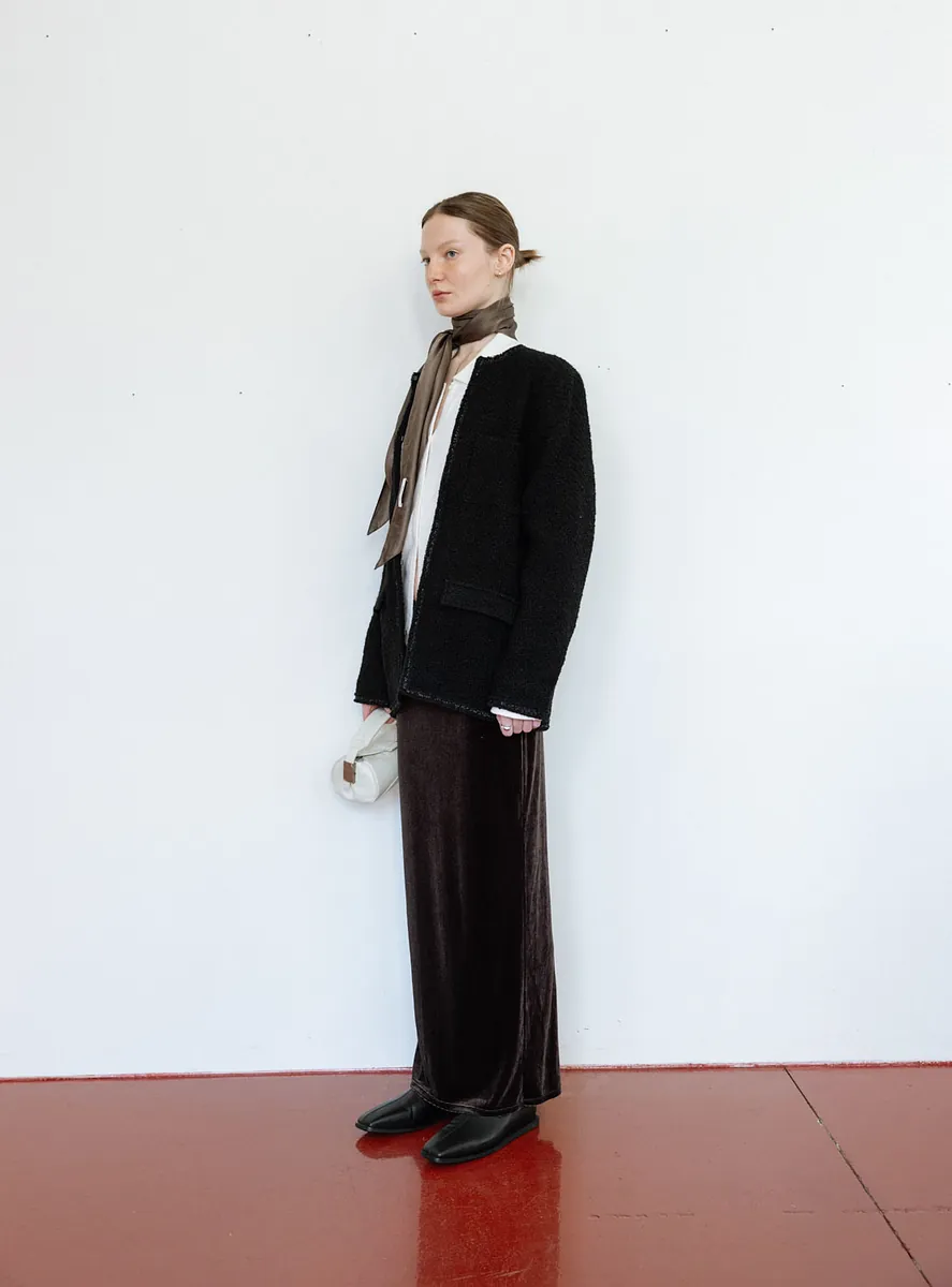Studio Doe - Wool Twill Textured Boxy Jacket