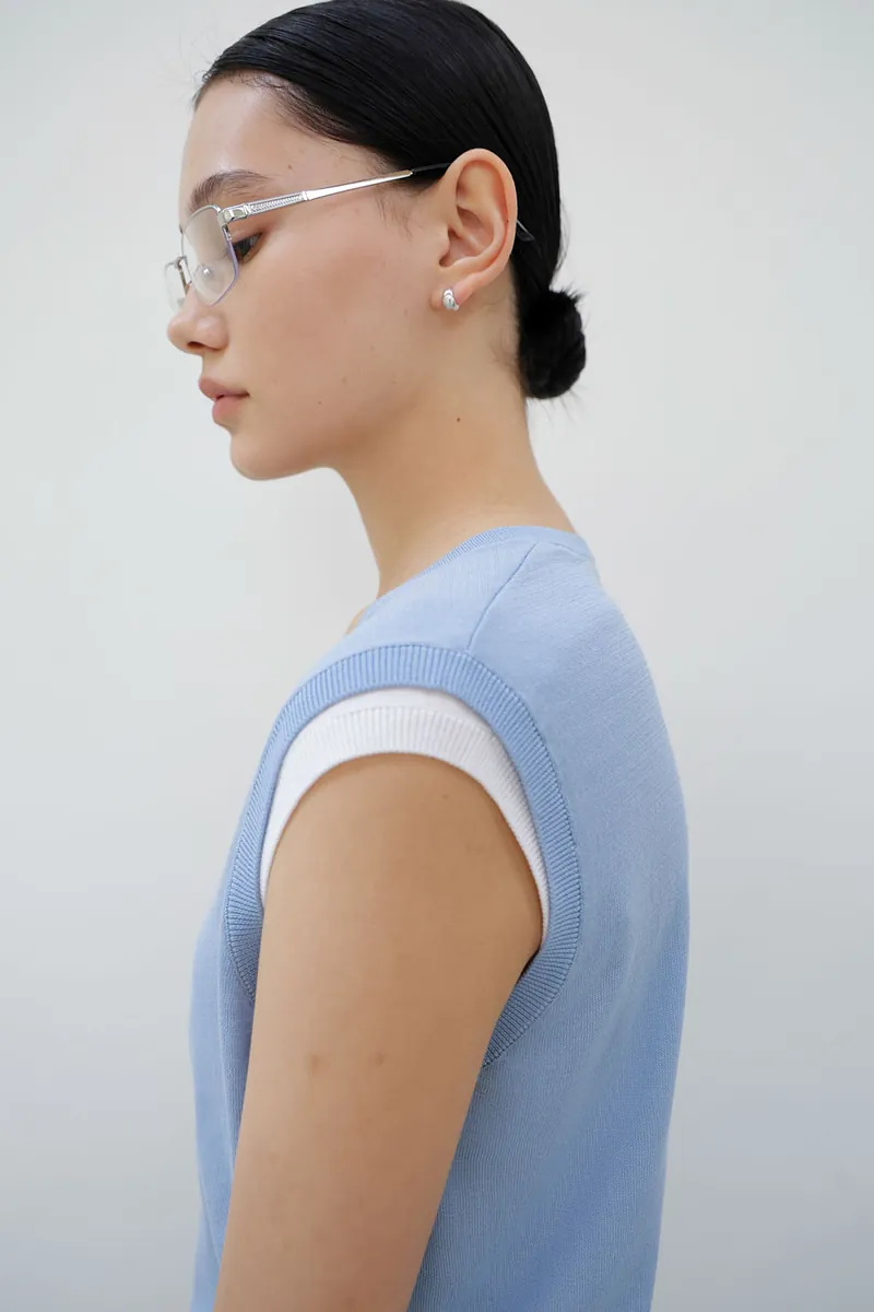 Studio Doe - V-Neck Tencel Fine Knit Tank Top